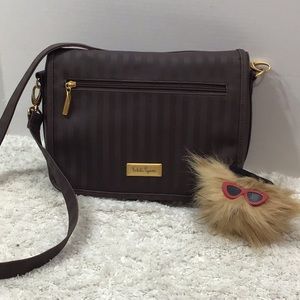 Falchi Sport brown messenger crossbody bag